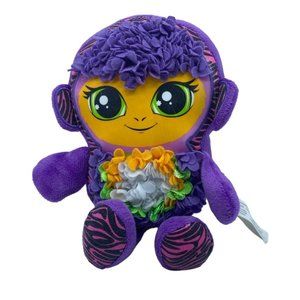 Plusheez LOLA the MONKEY 10" Purple Plush Stuffed Animal Toy